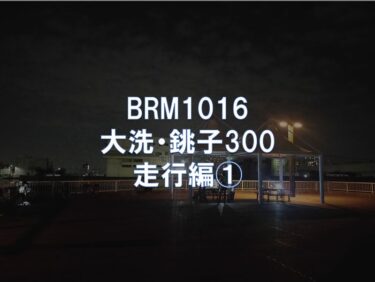 BRM1016大洗・銚子300 走行編① START:船橋～PC1:稲敷(72km)