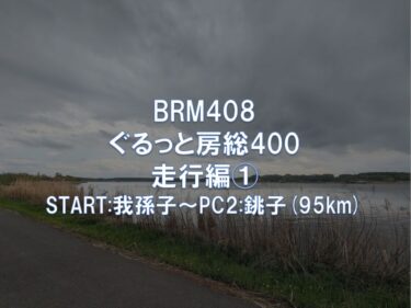BRM408 ぐるっと房総400 走行編①START:我孫子～PC2:銚子(95km)